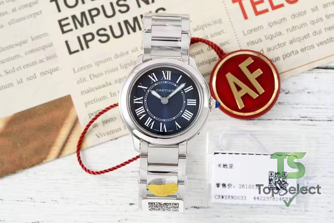 Cartier Ballon Bleu 33mm Steel Watch - 5