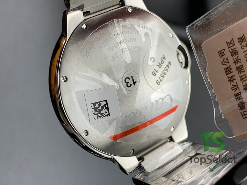 Cartier Ballon Bleu Silver Dial Steel Watch - 4