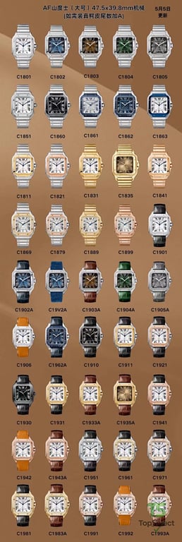 Cartier Ballon Bleu & Santos Watches - 2