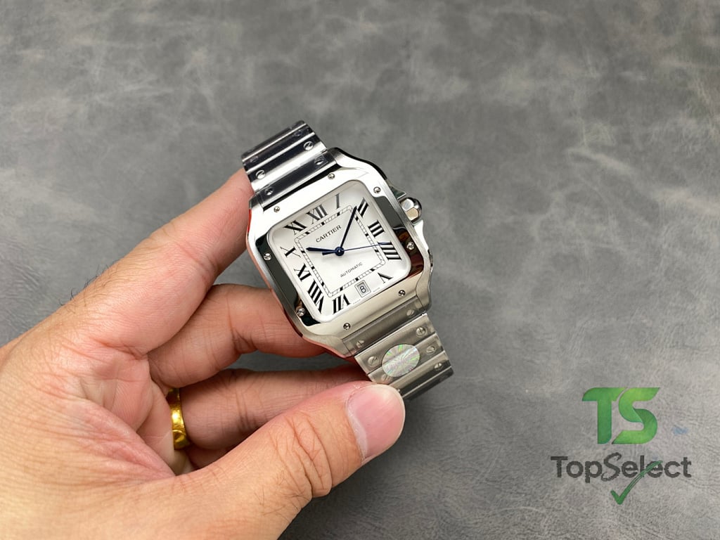 Cartier Santos de Cartier Large Model White Dial - 11