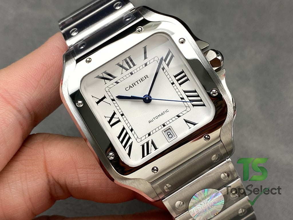 Cartier Santos de Cartier Large Model White Dial - 9
