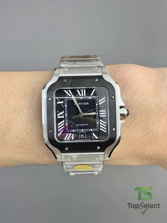 Cartier Santos de Cartier Large Black Dial - 5