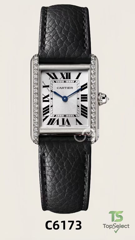 Cartier Tank Louis Cartier Small Model Diamonds - 2