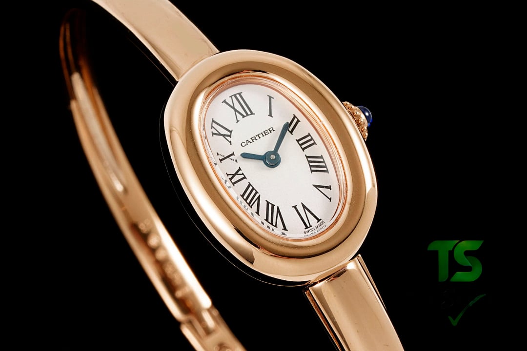 Cartier Baignoire Bracelet Watch Rose Gold - 7