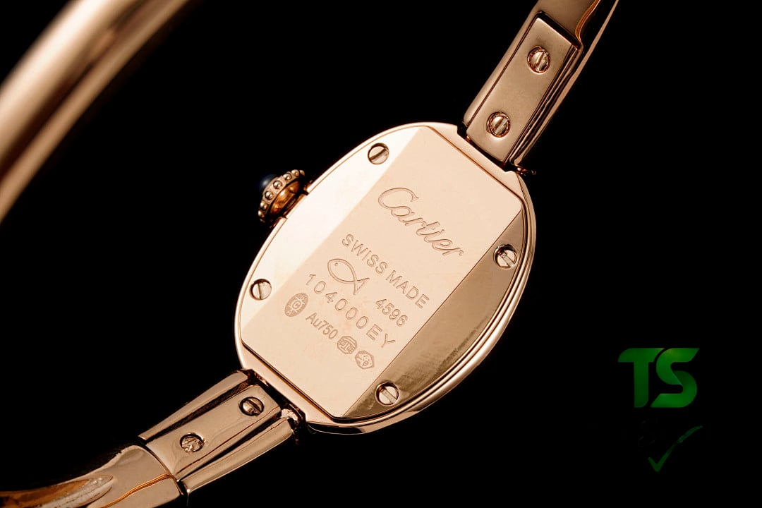 Cartier Baignoire Bracelet Watch Rose Gold - 9