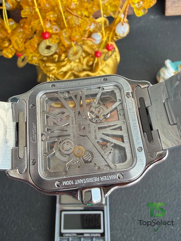 Cartier Santos de Cartier Skeleton Green - 13