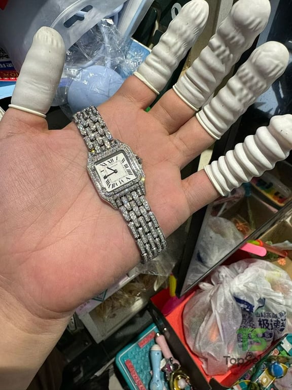 Cartier Panthère de Cartier Iced Out Silver - 6