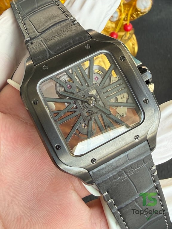 Cartier Santos Skeleton Grey - 2