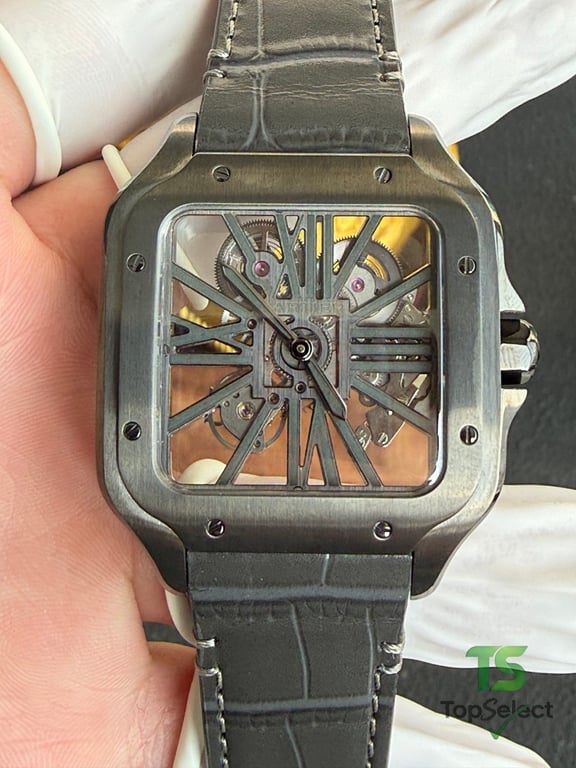 Cartier Santos Skeleton Grey - 17