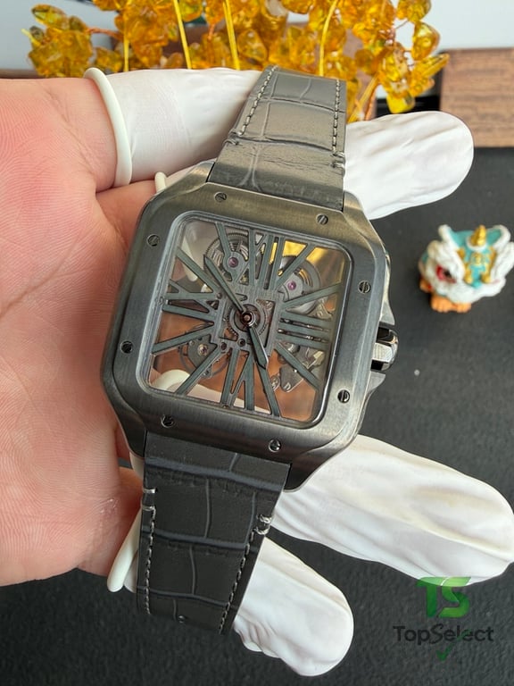 Cartier Santos Skeleton Grey - 18