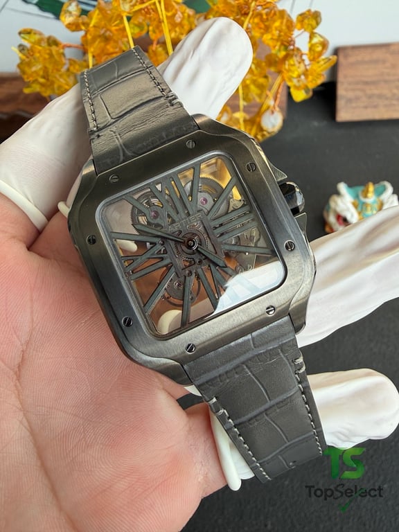 Cartier Santos Skeleton Grey - 19
