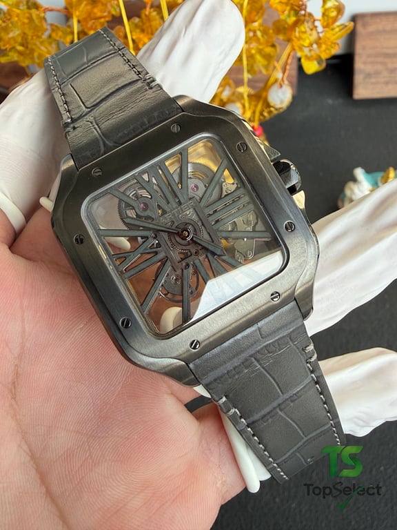Cartier Santos Skeleton Grey - 3
