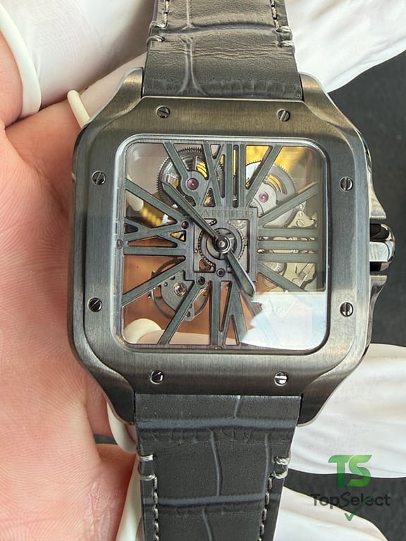 Cartier Santos Skeleton Grey - 4