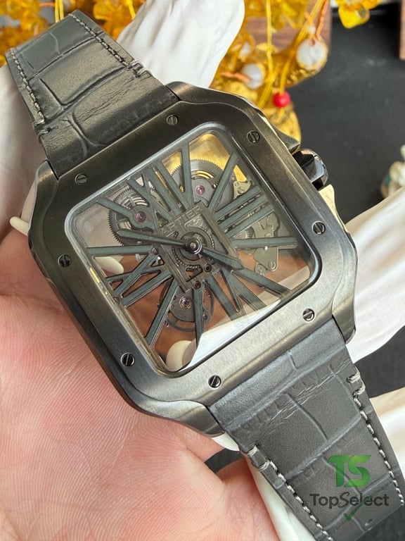 Cartier Santos Skeleton Grey - 5