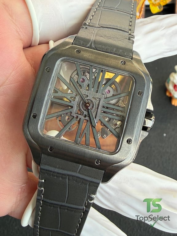 Cartier Santos Skeleton Grey - 6