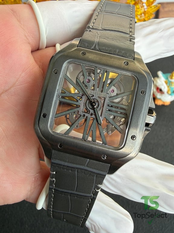 Cartier Santos Skeleton Grey - 7