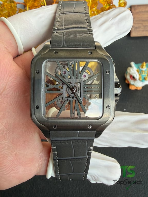 Cartier Santos Skeleton Grey - 10