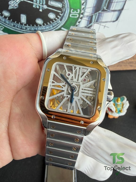 Cartier Santos de Cartier Skeleton Two-Tone - 2