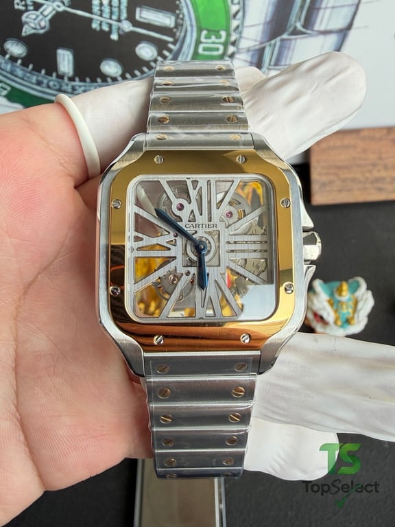 Cartier Santos de Cartier Skeleton Two-Tone - 12