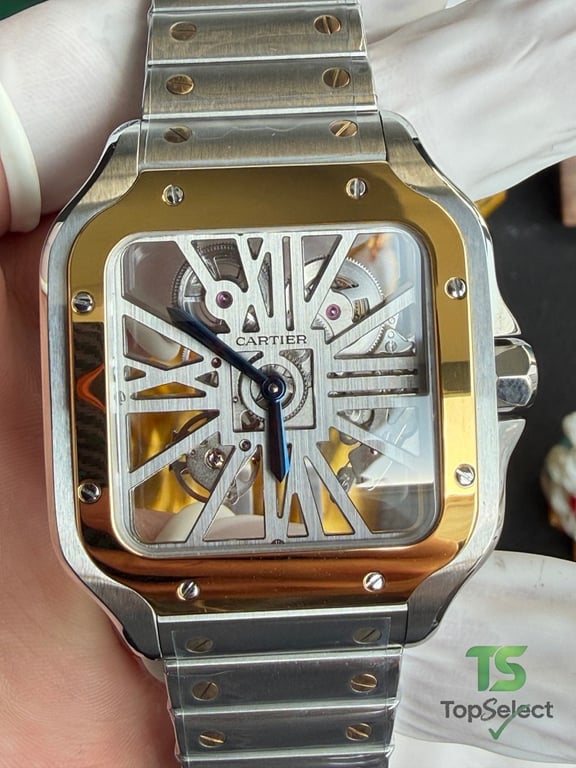 Cartier Santos de Cartier Skeleton Two-Tone - 15