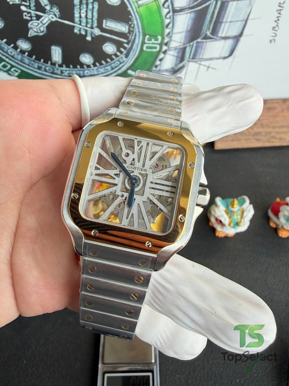 Cartier Santos de Cartier Skeleton Two-Tone - 16