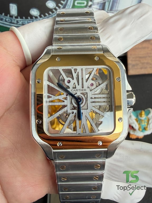 Cartier Santos de Cartier Skeleton Two-Tone - 3
