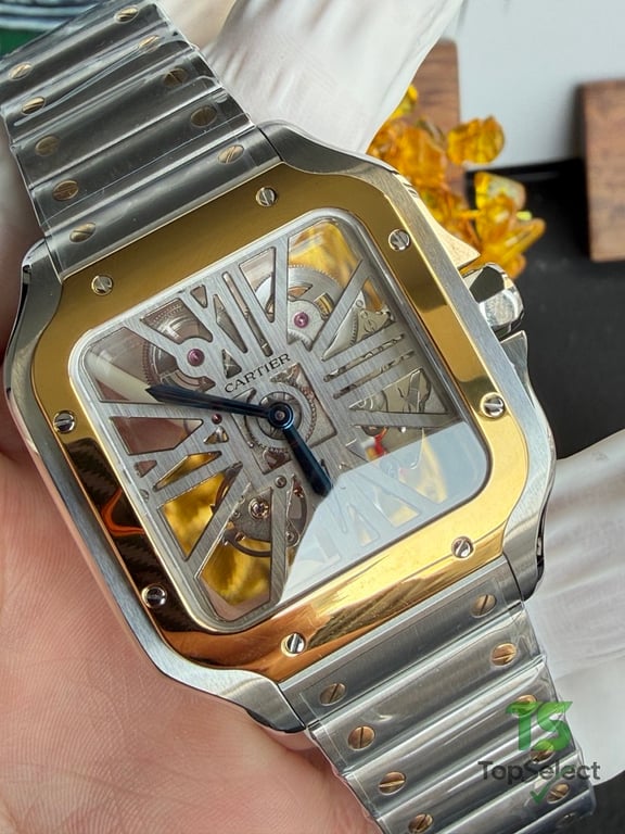 Cartier Santos de Cartier Skeleton Two-Tone - 5