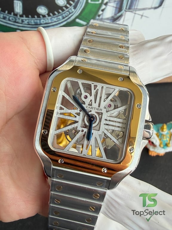 Cartier Santos de Cartier Skeleton Two-Tone - 7