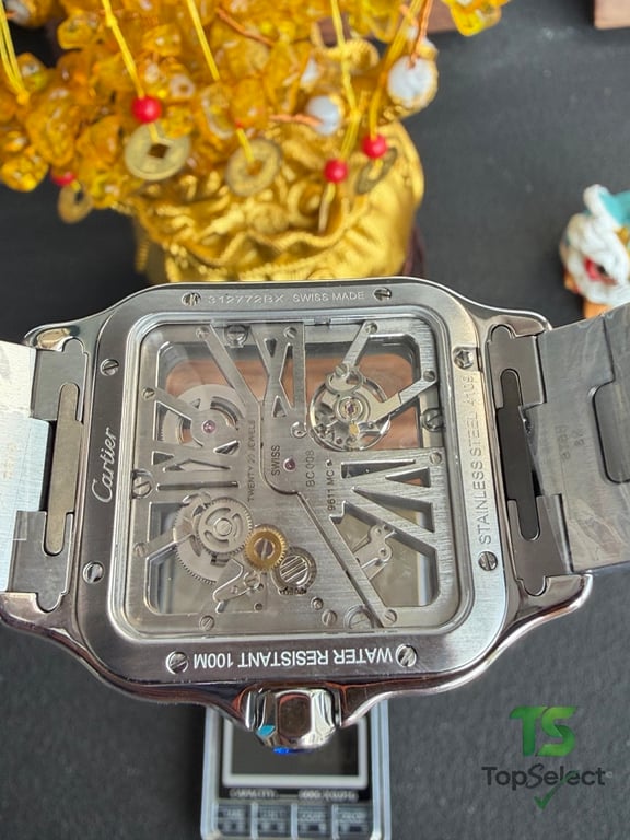 Cartier Santos de Cartier Skeleton Two-Tone - 10