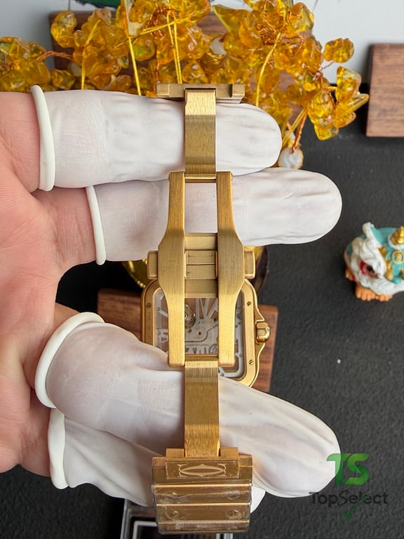 Cartier Santos de Cartier Skeleton Gold - 6