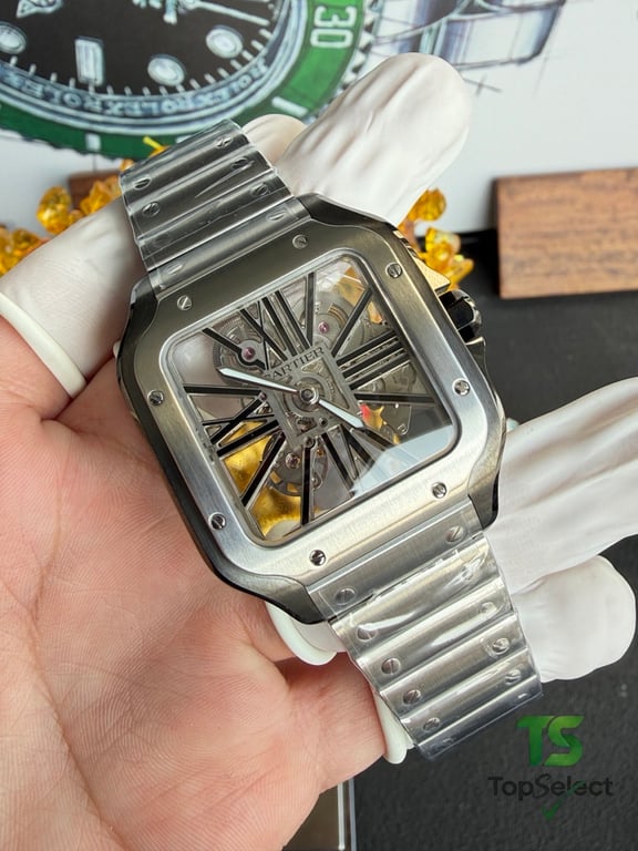 Cartier Santos de Cartier Skeleton Watch - 11