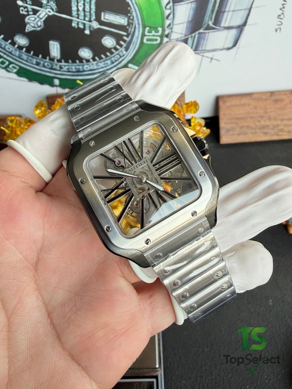 Cartier Santos de Cartier Skeleton Watch - 19