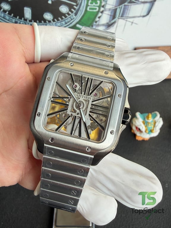 Cartier Santos de Cartier Skeleton Watch - 8