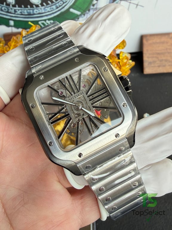 Cartier Santos de Cartier Skeleton Watch - 10