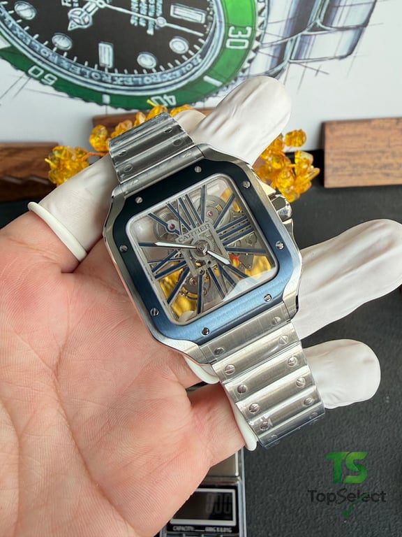 Cartier Santos de Cartier Skeleton WHSA0015 - 2