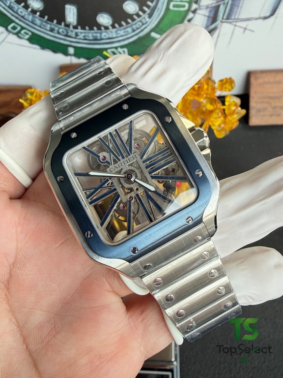 Cartier Santos de Cartier Skeleton WHSA0015 - 15