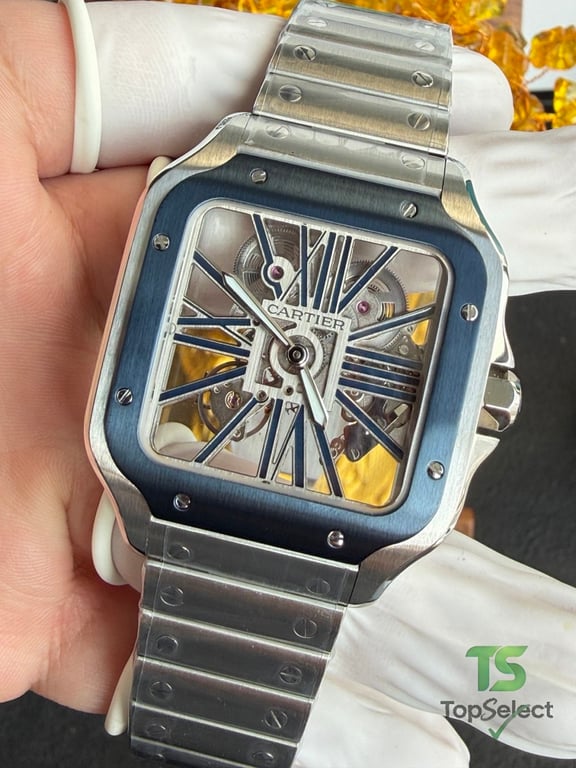 Cartier Santos de Cartier Skeleton WHSA0015 - 19