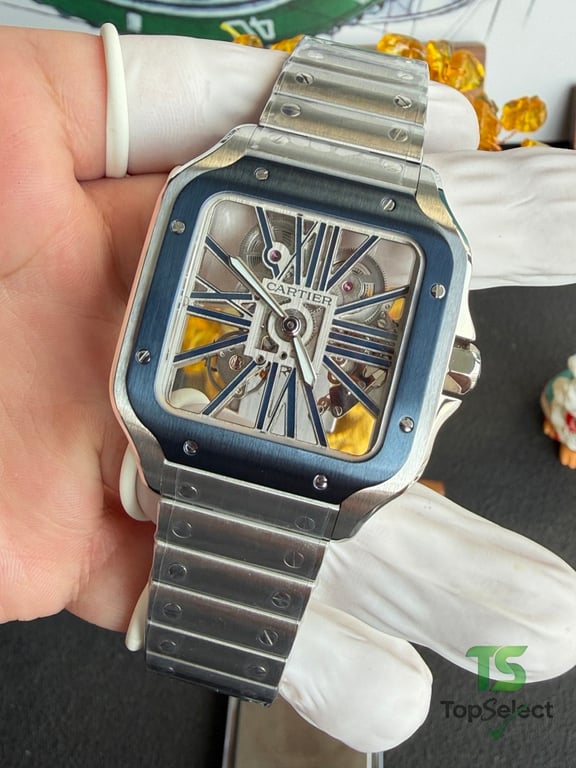 Cartier Santos de Cartier Skeleton WHSA0015 - 4