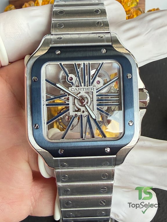Cartier Santos de Cartier Skeleton WHSA0015 - 7