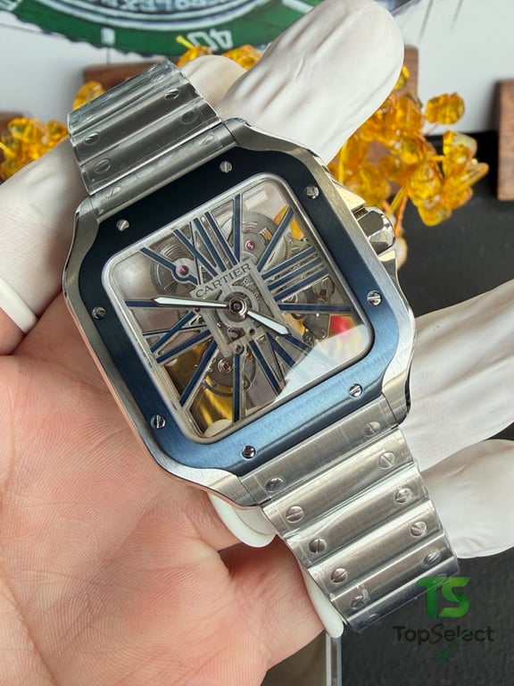 Cartier Santos de Cartier Skeleton WHSA0015 - 8