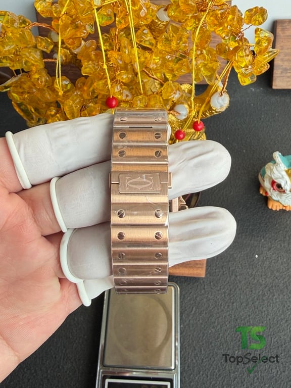Cartier Santos Skeleton Rose Gold - 15