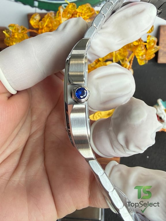 Cartier Santos Skeleton Steel Watch - 16
