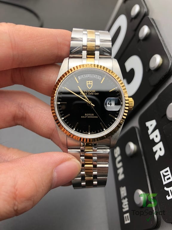 Tudor Prince Date+Day Two-Tone Watch - 7