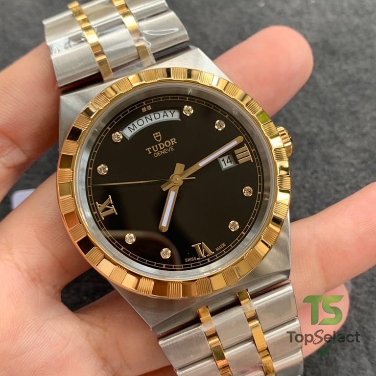 Tudor Royal 41mm Black Dial Two-Tone - 7