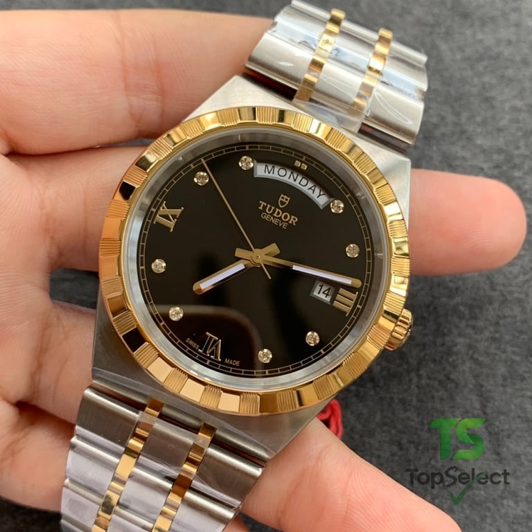 Tudor Royal 41mm Black Dial Two-Tone - 8