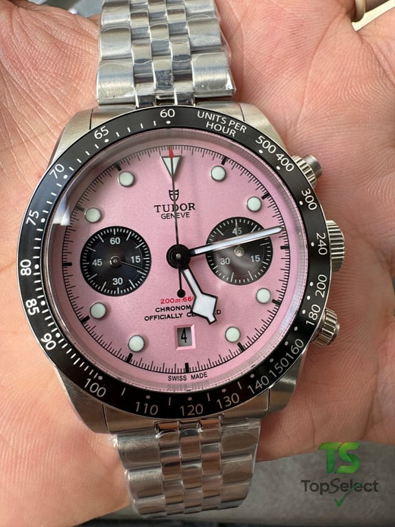 Tudor Black Bay Chrono Pink Dial - 2
