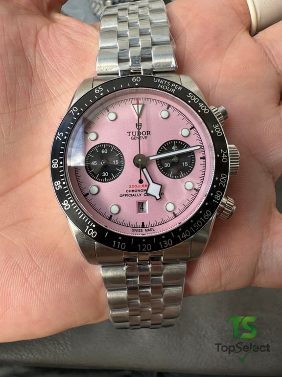 Tudor Black Bay Chrono Pink Dial - 11