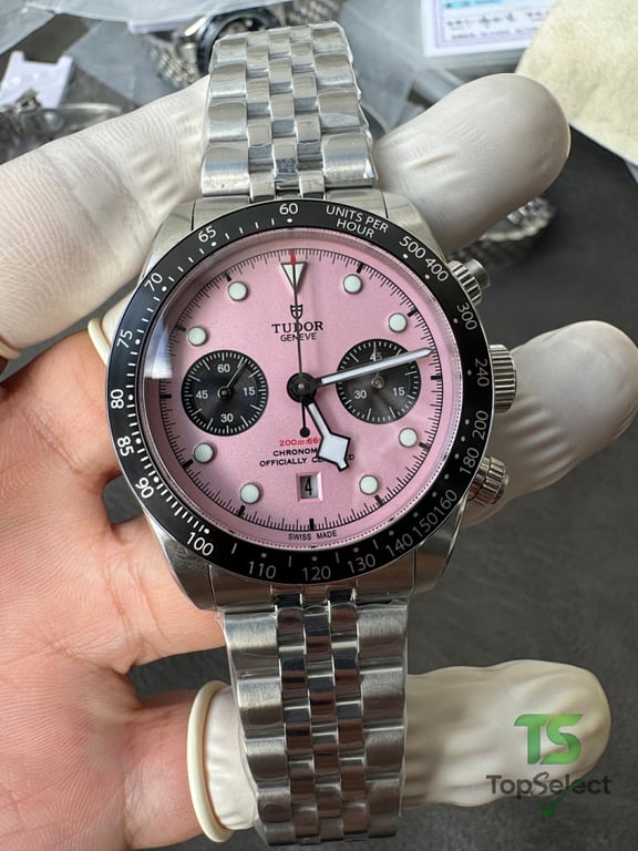 Tudor Black Bay Chrono Pink Dial - 14