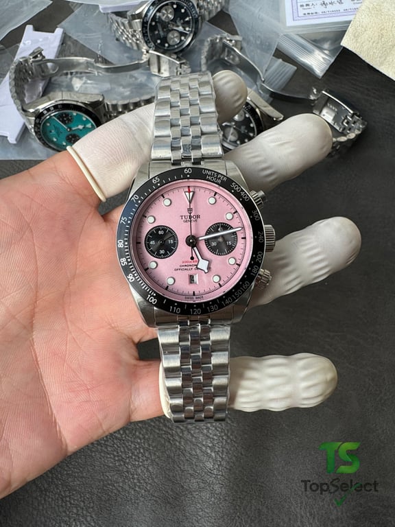 Tudor Black Bay Chrono Pink Dial - 8