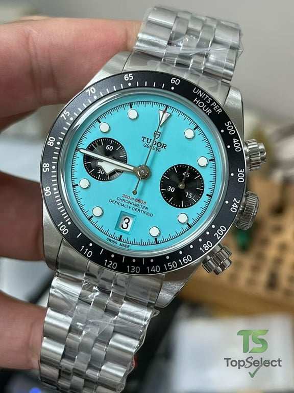 Tudor Black Bay Chrono Tiffany Blue - 2